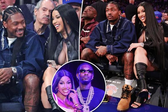 Cardi B, Stefon Diggs go public with relationship on NBA playoff date night