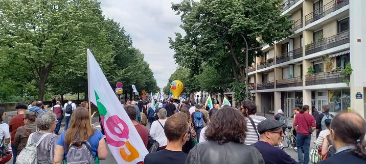 Photo de la manifestation pour la fonction publique mardi 13 mai à Paris