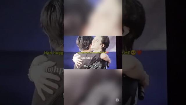 Chansung big hug 🥺🫂❤️ #chansung #bangchan #hanjisung #straykids #dominate_shizuoka #shorts