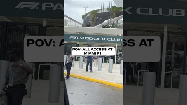 I can’t believe we were this close! #f1 #trump #f1miami