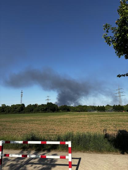 Große Rauchwolke