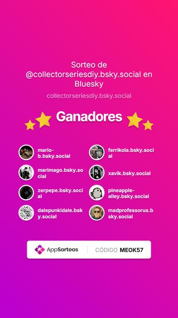 https://app-sorteos.com/es/sweeps/success/5qOZWYbGoBe1gbdanorJ

En otras plataformas, también contribuyeron a esta ardua, pero muy reconfortante tarea: ...Jonás de Sanchocho Webzine; F-MHop #LaFactoríadelRitmo; Carlos Maiden de Gol y Metal & Malakeddies Fest; Juanillo Basura, Rafa Pino..
#Bandcamp #Press #Music #FreeCodes #BandcampFriday #Cultura #Metalsky #Punk

Link for Repost or Review: https://bsky.app/profile/collectorseriesdiy.bsky.social/post/3lktka5ow4k2s