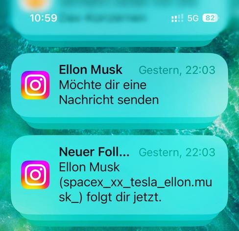 Push Notification from Mr. Elon Musk. Sorry, Internetexpert Sven Oliver Ruesche is busy!