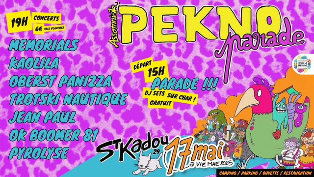 L'affiche de la pekno parade