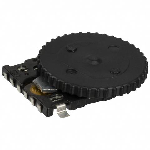 Surface mount dial encoder wheel for a PCB