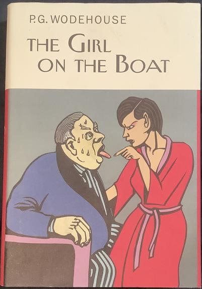 The cover of my copy of The Girl on the Boat by PG Wodehouse