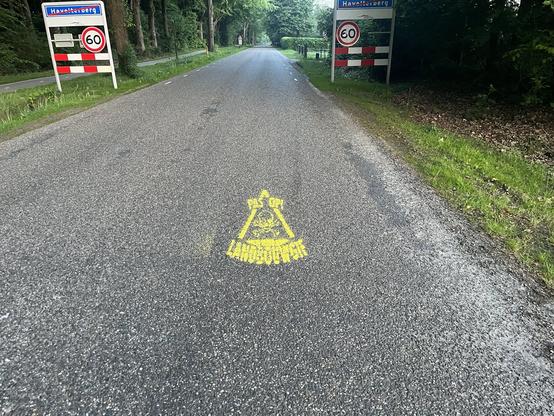 Pas op. Landbouwgif. Actie van XR.