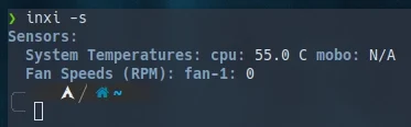 inxi with -s options