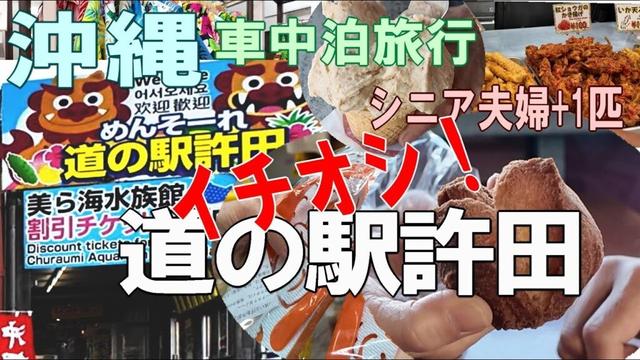 沖縄一周車中泊旅行記18【イチオシ！道の駅許田】シニアライフ