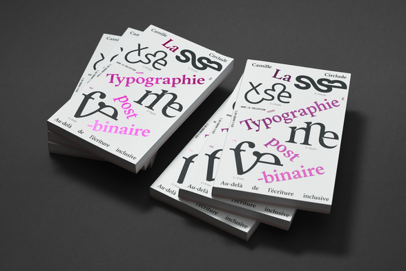 Couverture du livre La typographie post-binaire