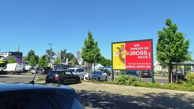 Plakatwerbung in Düren
