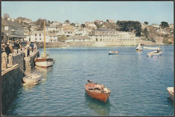 Printed colour postcard showing a view of St Mawes in Cornwall.

Published by J. Arthur Dixon Ltd, Newport, No Cornwall 879.

Postally used on 12 June 1964 with Truro cancellation on red 2½d stamp and sent to Blackpool, Lancashire.

Good condition, with slight corner bumps, but very small crease to bottom right corner.