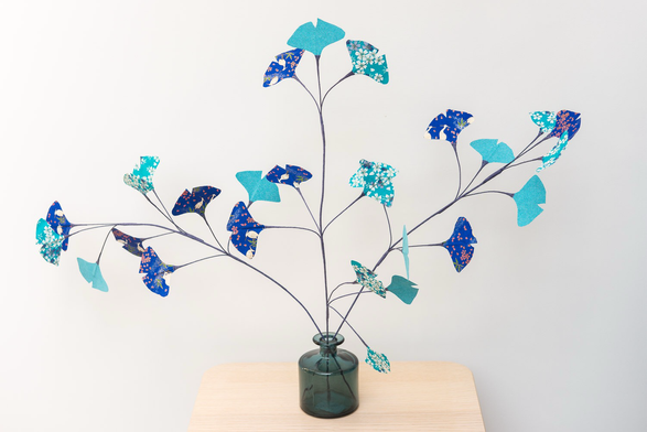 Bouquet de gingko en origami
