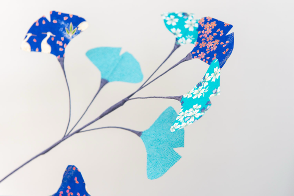 Quelques feuilles en gros plan
