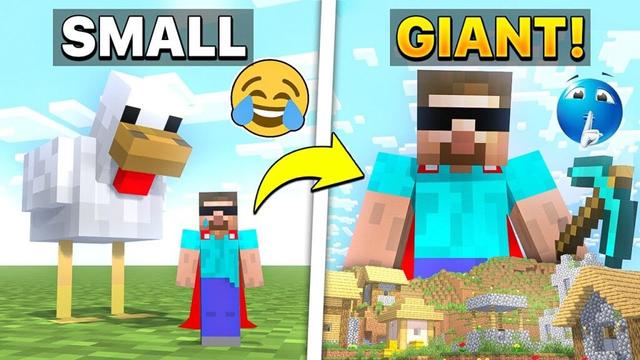 Minecraft But I Can BECOME A GIANT!