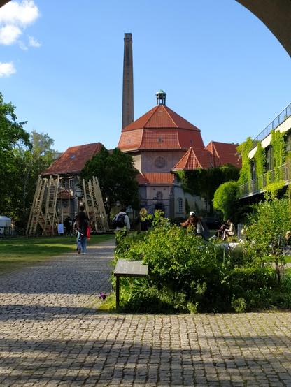 Silent Green building in Berlin. Seems to be an old crematorium