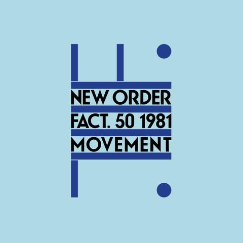 Cover for New Order's 1981 release "Movement". Original design created by Peter Saville, here re-drawn using Affinity Designer.