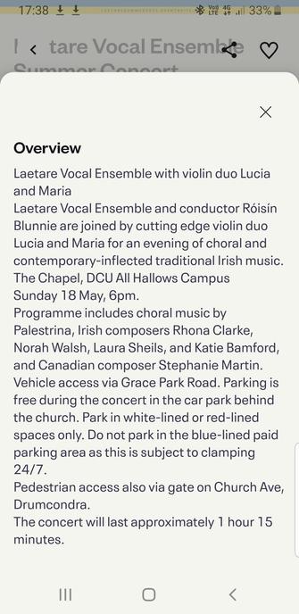 Contemporary Choral Music Workshop

Date: 18 may • 12:00

Location: Grace Park Road, D09 N920 Dublin

https://www.eventbrite.ie/e/contemporary-choral-music-workshop-tickets-1354968460139?aff=ebdsshother&utm_share_source=listing_android