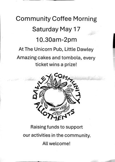 Dawley community allotment event.
