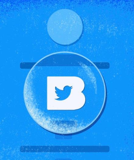 Twitter Blue Logo.