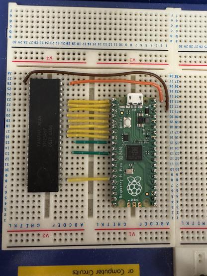 Raspberry Pico connected to an ym2149