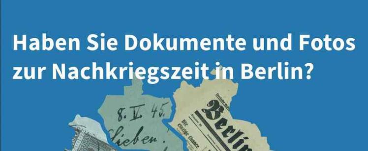 Dokumenten aus der Nachkriegszeit Berlin