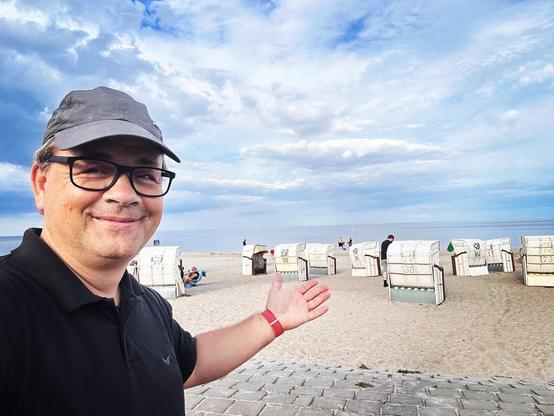 Auszeit für Sven Oliver Rüsche im Ostseebad Dahme.