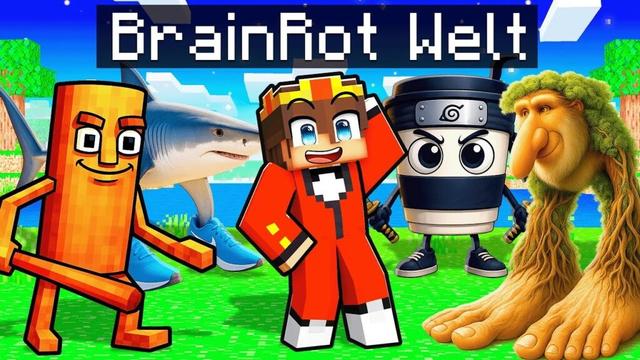 Ich Finde Eine Geheime BrainRot Welt in Minecraft!