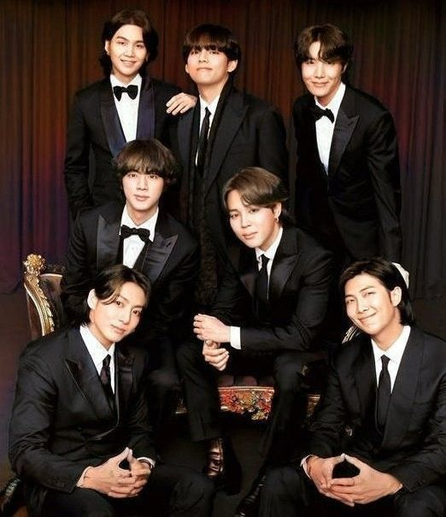 Because some days you just need Bangtan with natural hair, in fancy suits, being too handsome for words.
