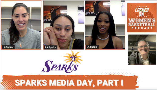 Locked On Women's Basketball: Sparks media day Part 1