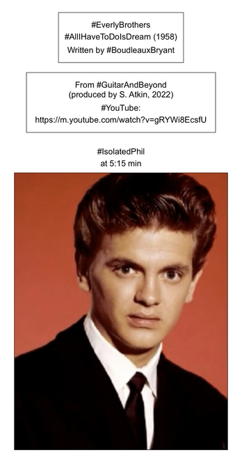 Photo of musician Phil Everly.