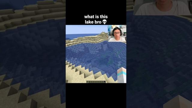 Minecraft Heart Lake Moment