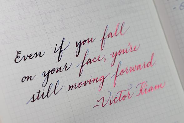 Even if you fall on your face, you're still moving forward.
—Victor Kiam