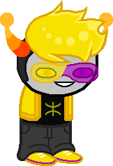 Stylized Homestuck sprite edit of a troll!ImpulseSV.