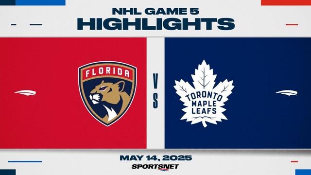 NHL Game 5 Highlights | Panthers vs. Maple Leafs - May 14, 2025