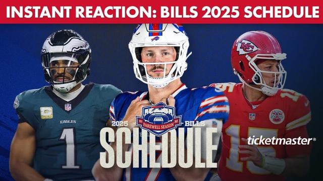 Instant Reaction: Bills 2025 Regular Season Schedule Announced | Buffalo Bills