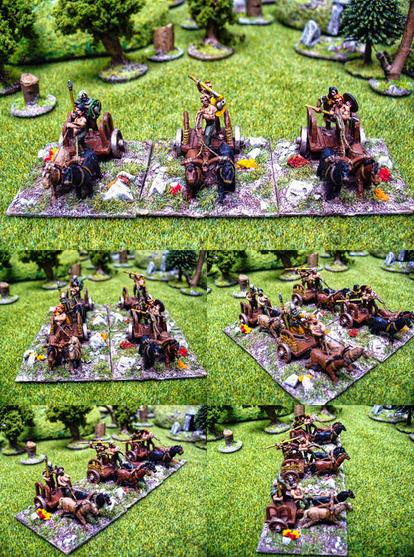 15mm Attacotti chariots