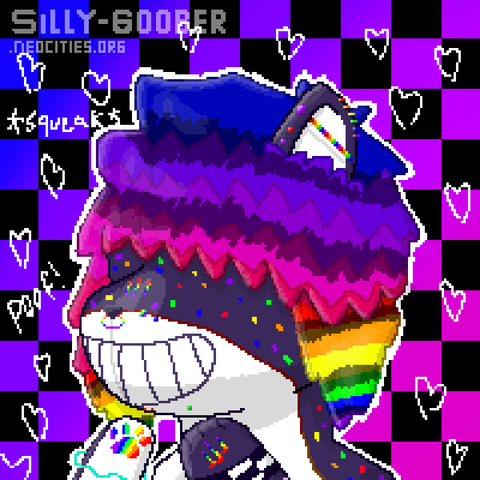 Such a puffy lil goober :3c *squeak!*