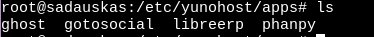 Phanpy's files are still there in /etc/yunohost/apps