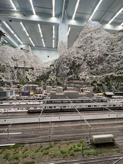 Train station "Brichur" in the Miniatur-Wunderland.