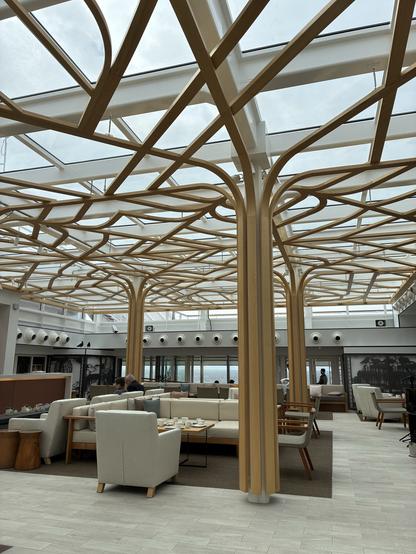 Internal views of the Viking Jupiter cruise liner.