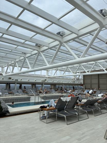 Internal views of the Viking Jupiter cruise liner.