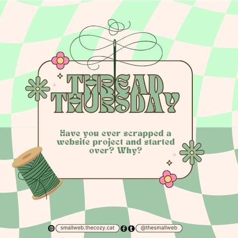 Thread Thursday #10 | smallweb.thecozy.cat