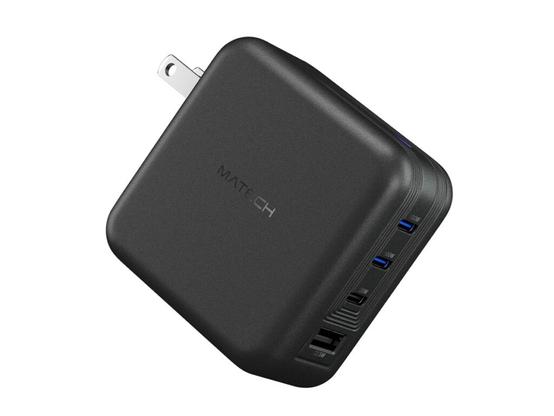 MATECH、世界最小クラスで100W/4ポートのUSB充電器 - PC Watch