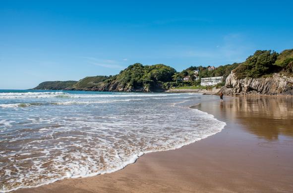 Caswell Bay is another of Swansea's Blue Flag beaches