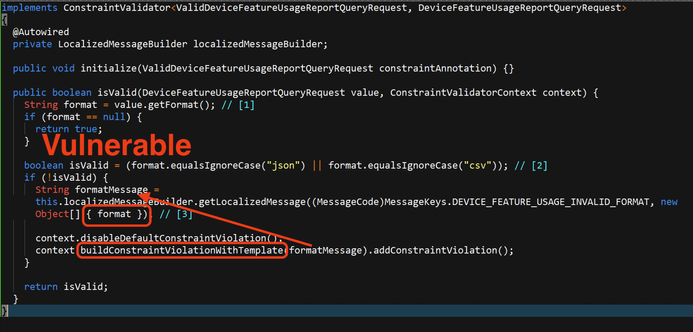 Vulnerable EPMM code that implements what should ABSOLUTELY NOT be done.