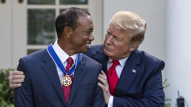 Major message Tiger Woods sent to Donald Trump during White House visit revealed before Saudi Arabia trip