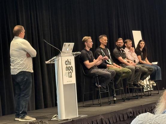 A panel of experts answering questions