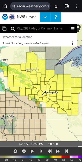 tornado watch in MN & WI