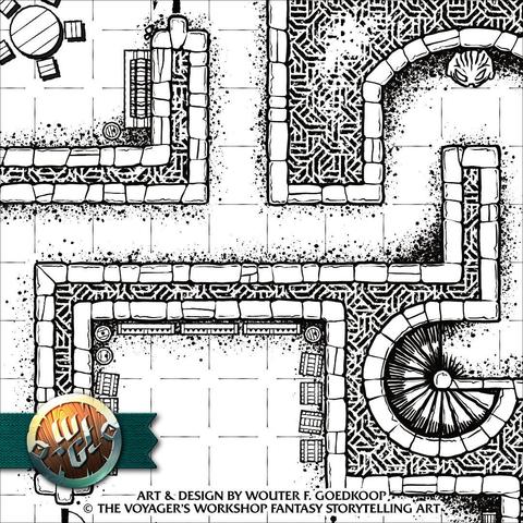 A closeup of one of the levels, in printable format.